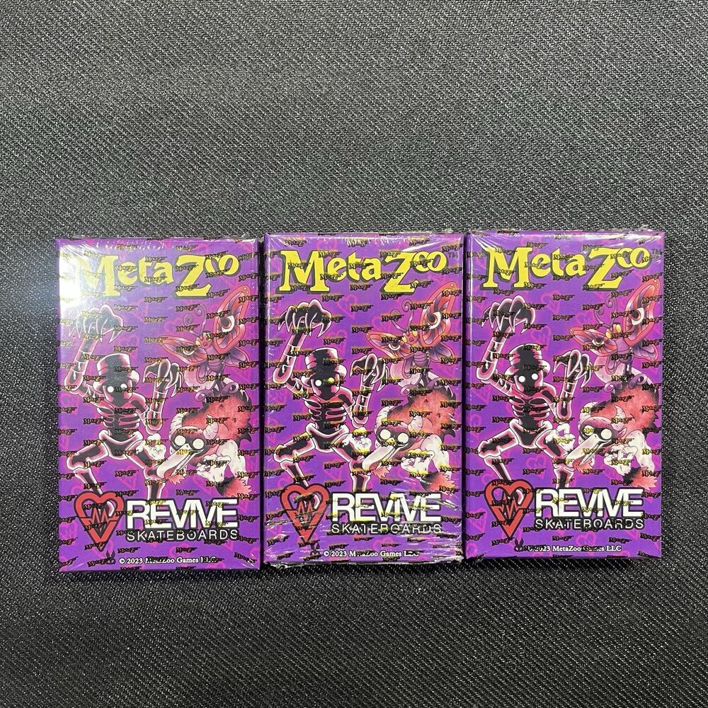 Metazoo Revive Seance Box Sealed Skateboard Skate Lot Of 3 Promo Set